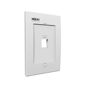 NEXXT 1 PORT WHITE FACE PLATE