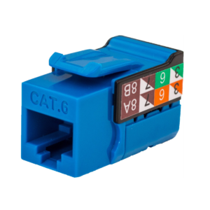 VERTICAL CAT6 KEYSTONE BLUE